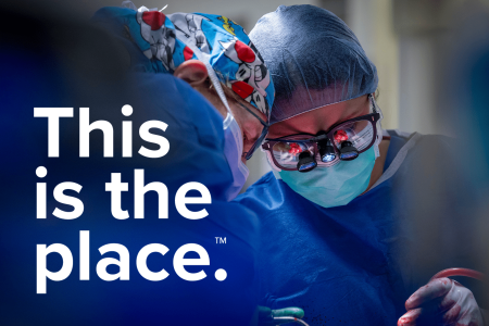 Dr. Teresa Purzner in an operating room